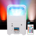 50X 108W RGBWA+UV Par Can Light Uplighting Rechargeable Stage DJ Lights DMX Wedding