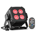 8*Par Can Lights 80W 4LED RGBW 4in1 Uplighter DMX DJ Party Disco Stage Wash Lights