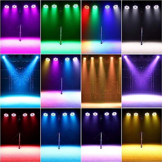 4pcs 18LED RGBW Par Light(ZQ01061) For Bruno  Almeida