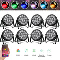 4Stk 140W LED Par Bühnenlicht Smart App Steuerung Par Strahler Party Discolicht