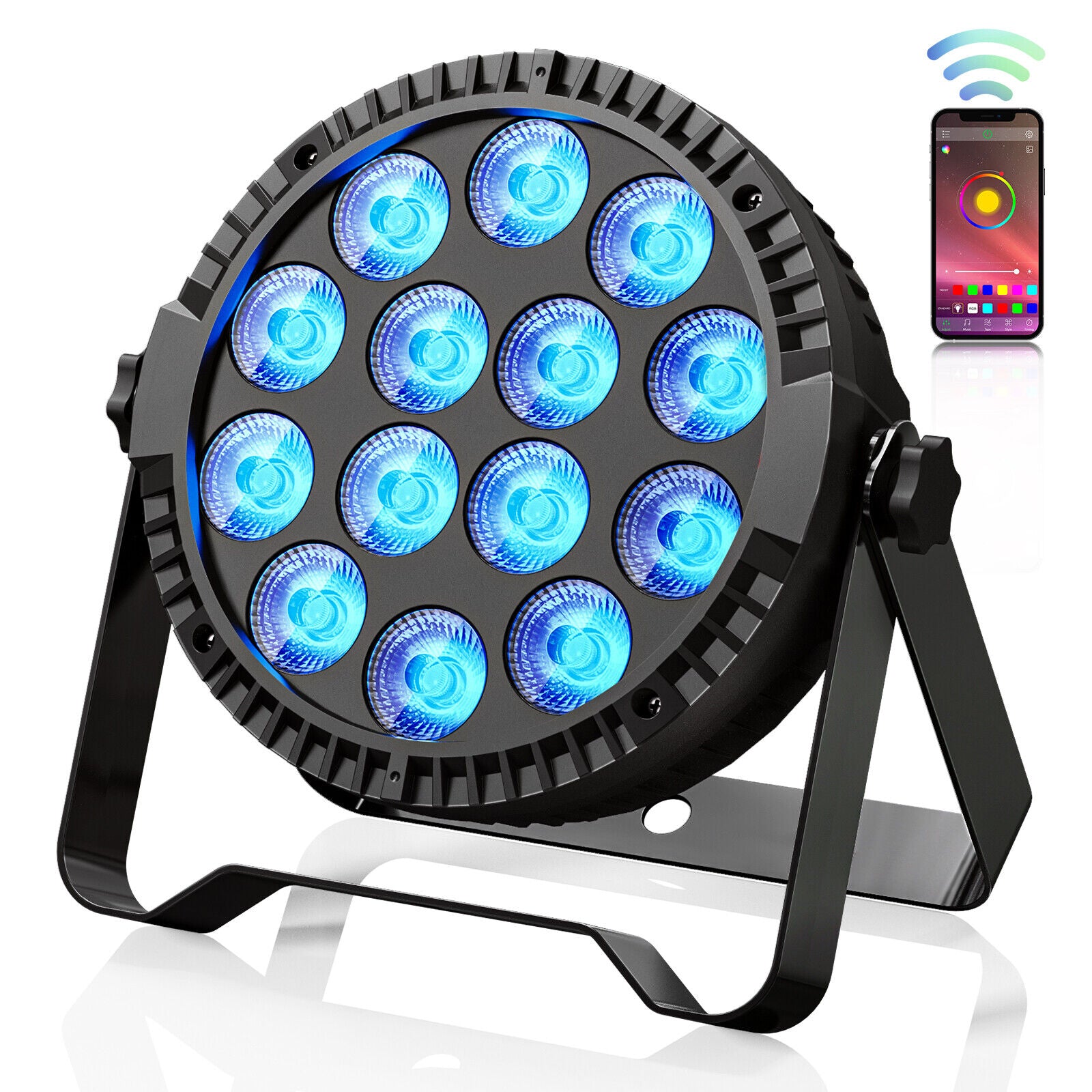 16X 140W RGBW Par Strahler 14 LED Par Bühnenlicht FüR Disco Show Party APP Steuerung