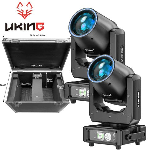 8stk 350W Beam Moviong Head inkl. 4stk Cases