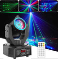 2x Mini RGB LED Laser Moving Head GOBO Beam Bühnenlicht DMX Spotlicht DJ Disco Show