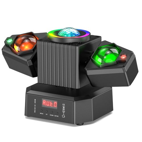 3X 105W LED RGBW Strahl Laser Moving head DMX Bühnenlicht Scheinwerfer DJ Show