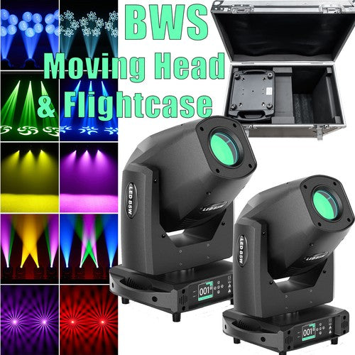 12x Zoom LED Wash Spot Moving Head Beam Mit 6x case for eggler