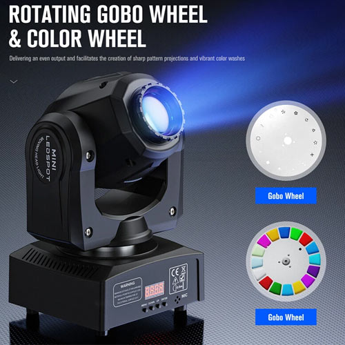 8X 120W LED Moving Head Light DMX DJ Bühnenlicht Party Halloween Show Disco Spot
