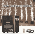 4pcs 700W Sparkular Funkenmaschine Feuerwerk DMX Cold Spark Machine große Show Party+ 20pcs Titan Pulver Granulat