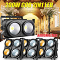 36x 200W COB LED Par Strahler Kalt/Warmweiß DMX Spleißbar Scheinwerfer Theater Audience Blinder