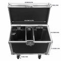 3X Flightcases(2IN1) for 350W Bee-Eye Zoom Beam Moving Head Licht
