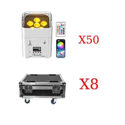 48pcs light w/Case+2PCS Lights