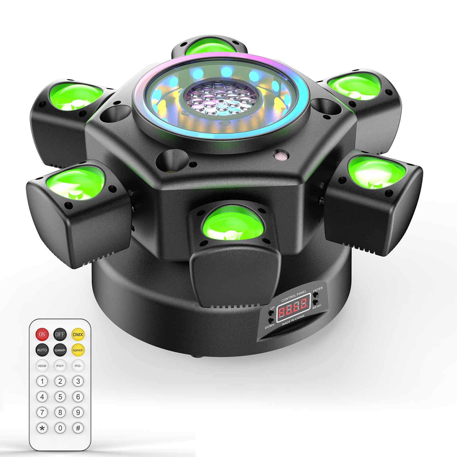 ZQ02790 150W Laser Beam LED Moving Head Bühnenlicht RGBW Lichteffekt DMX DJ Partylicht