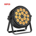UKING 60PCS 270W RGBW 18 LED Par Light DMX For Party Disco Show