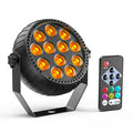 8stück 12 LED Akku Par Bühnenlicht RGB Par Scheinwerfer 2200mA Partylicht Fernbedienung