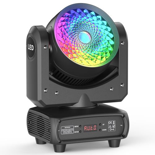 4x 150W LED Gobo Moving Head Stage Light RGBW DMX Strobe Bar Party DJ Disco Light