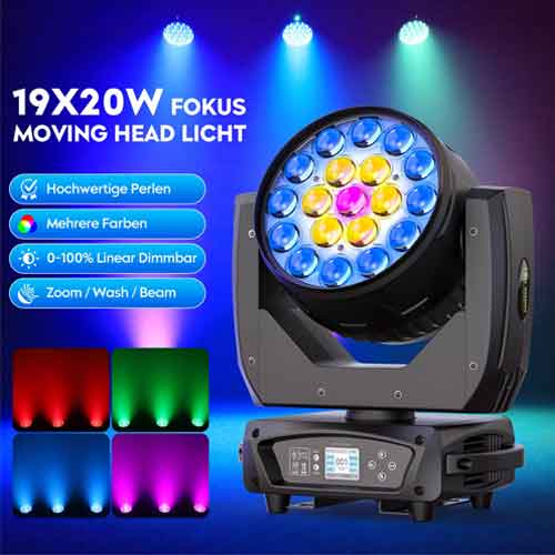 3x 19x20w Moving Head For tseitan1