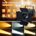 8stk COB LED Par DMX512 Audience Theaterstrahler