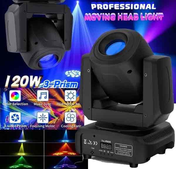12stk 150W Moving Head LED Beam Prisma Gobo Bühnenlicht DMX RGBW Spot Lichteffekt