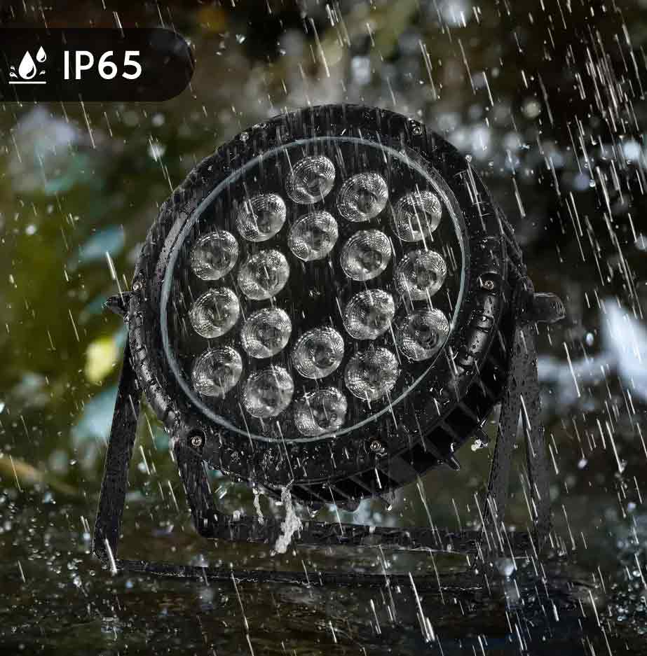 14X Wasserdichte IP65 270W LED RGBW DMX PAR Bühnenlicht Party Garten Outdoor Par Can