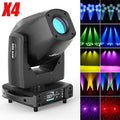 4PCS 250W LED Moving Head Light Beam 5 Prism Stage DMX Spot Lighting DJ Disco