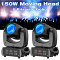4stk 150W LED Moving Head Prism 8 Gobo DMX DJ Bühnenlicht