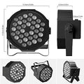 64x LED Par Strahler RGB 36 LED Par DMX Bühnenlicht For Per