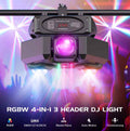 150W 4in1 LED Moving Head Bühnenlicht Disco DJ RGBW DMX Lichteffekt Partylicht