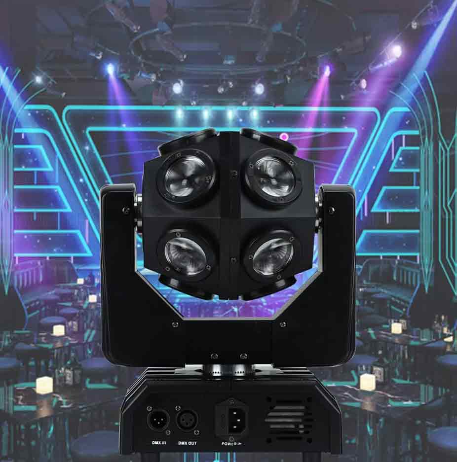2X 150W 12 LED RGBW Strahl Lichteffekt Moving Head DMX Bühnenlicht Spot Halloween