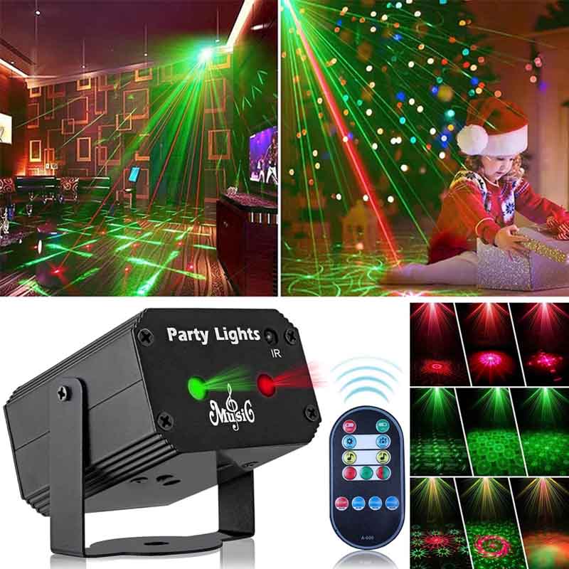 RGB Laser Projektor LED Bühnenlicht DMX Strobe Beam DJ Party Disco Lichteffekt（ZQ03204）