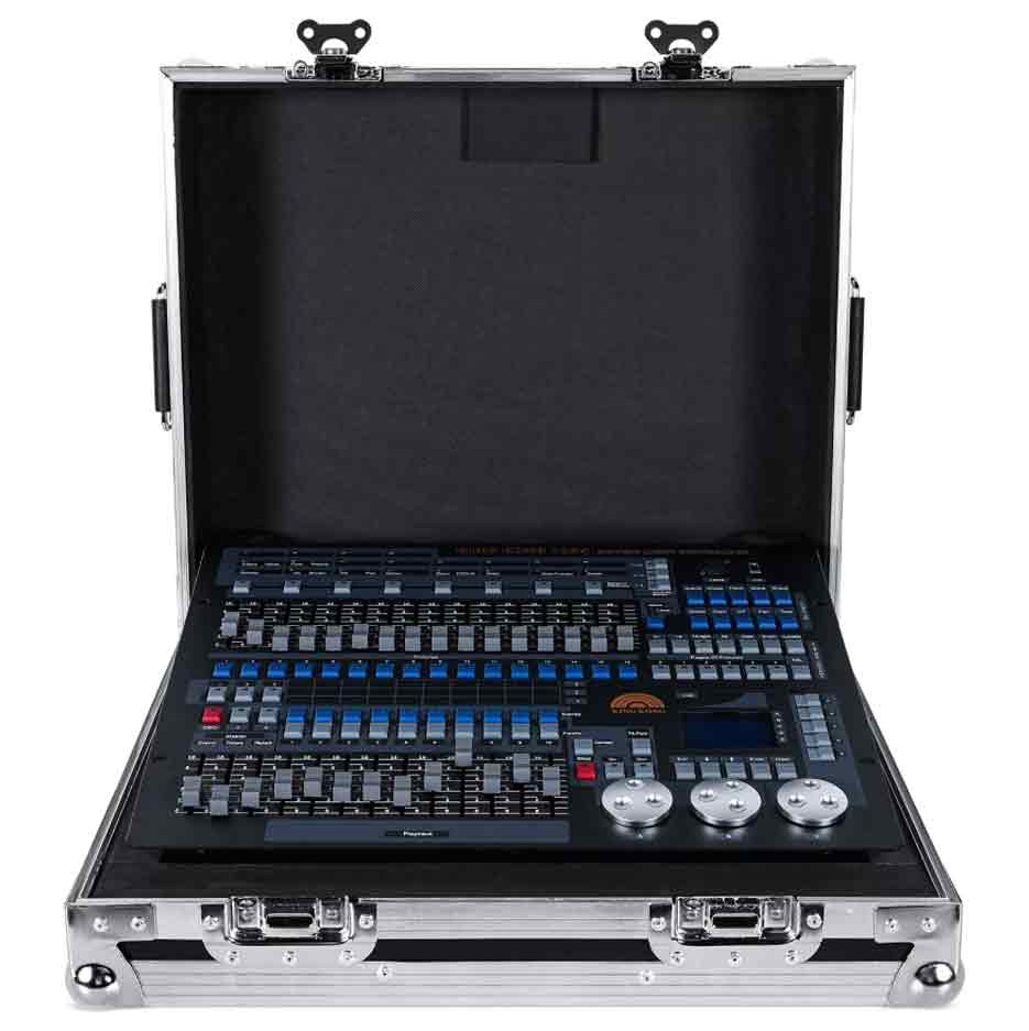 DMX512 Konsole 1024 Kanäle Lichtmischpult Dimmer Disco Party Show Mit Flightcase