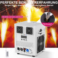 2pcs cold spark machines + flight case White