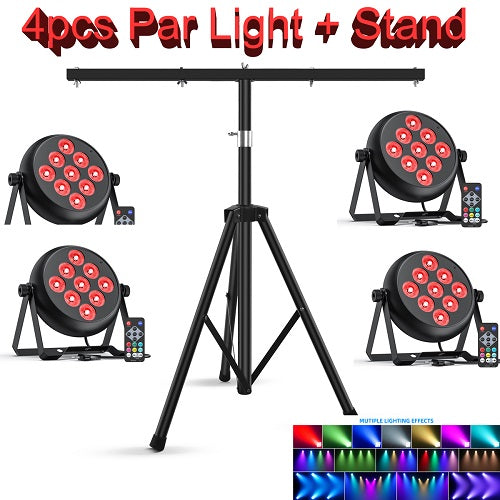 Freight for 4PCS 9x15W LED RGBW Stage Lighting