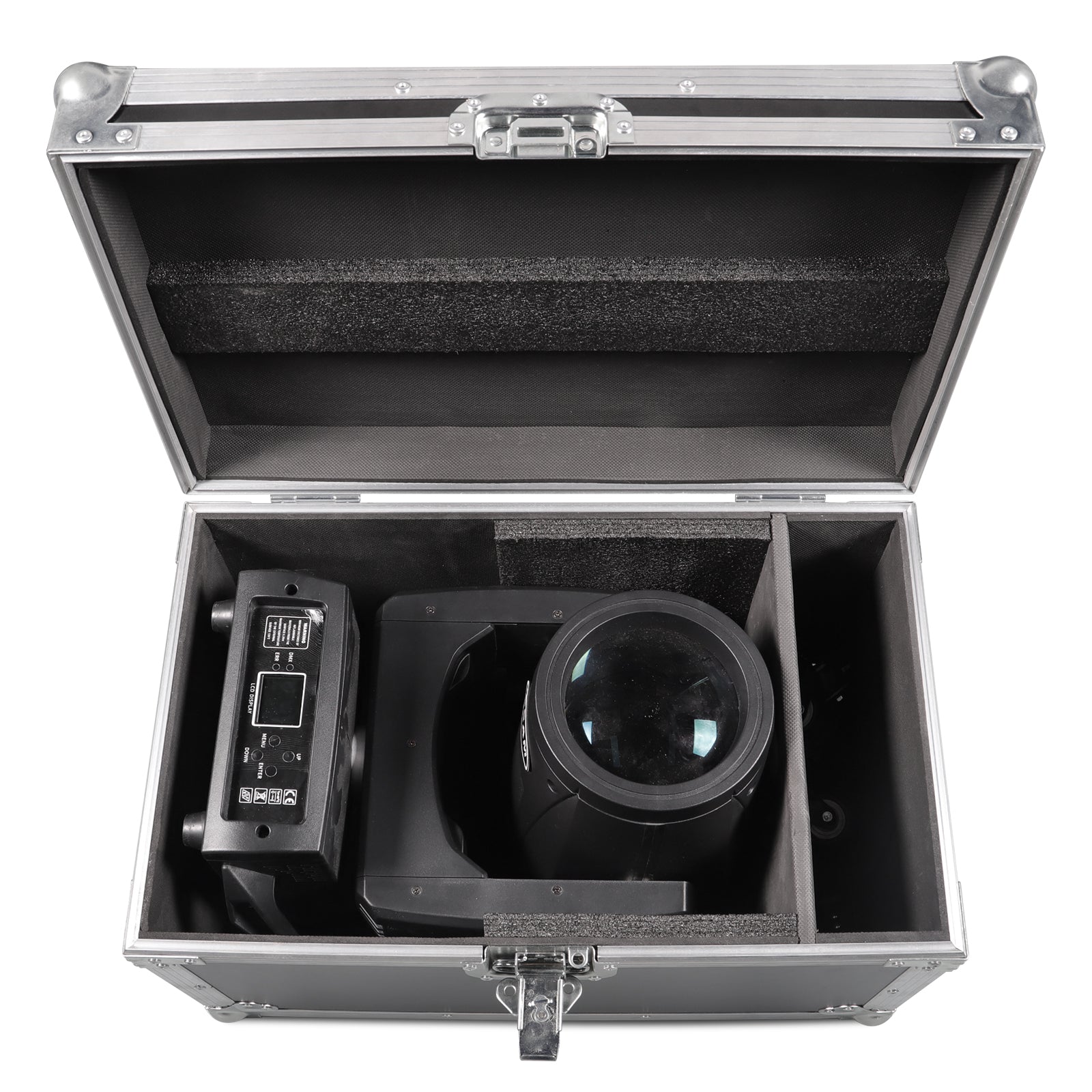 Restzahlung---10stk 7R Flightcase Transportcase mit Rollen Transport Case Scheinwerfer Kiste 59*38*36cm
