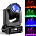 2stk 200W LED Beam Moving Head mit Flightcase 6+12 Prisma 8 Gobo Bühnenlicht DMX dj Spot Lichteffekt (Copy)