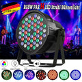 12x 270W RGBW 54 LED Par Scheinwerfer Wash Bühnenlicht Show Partylicht DJ Disco Club