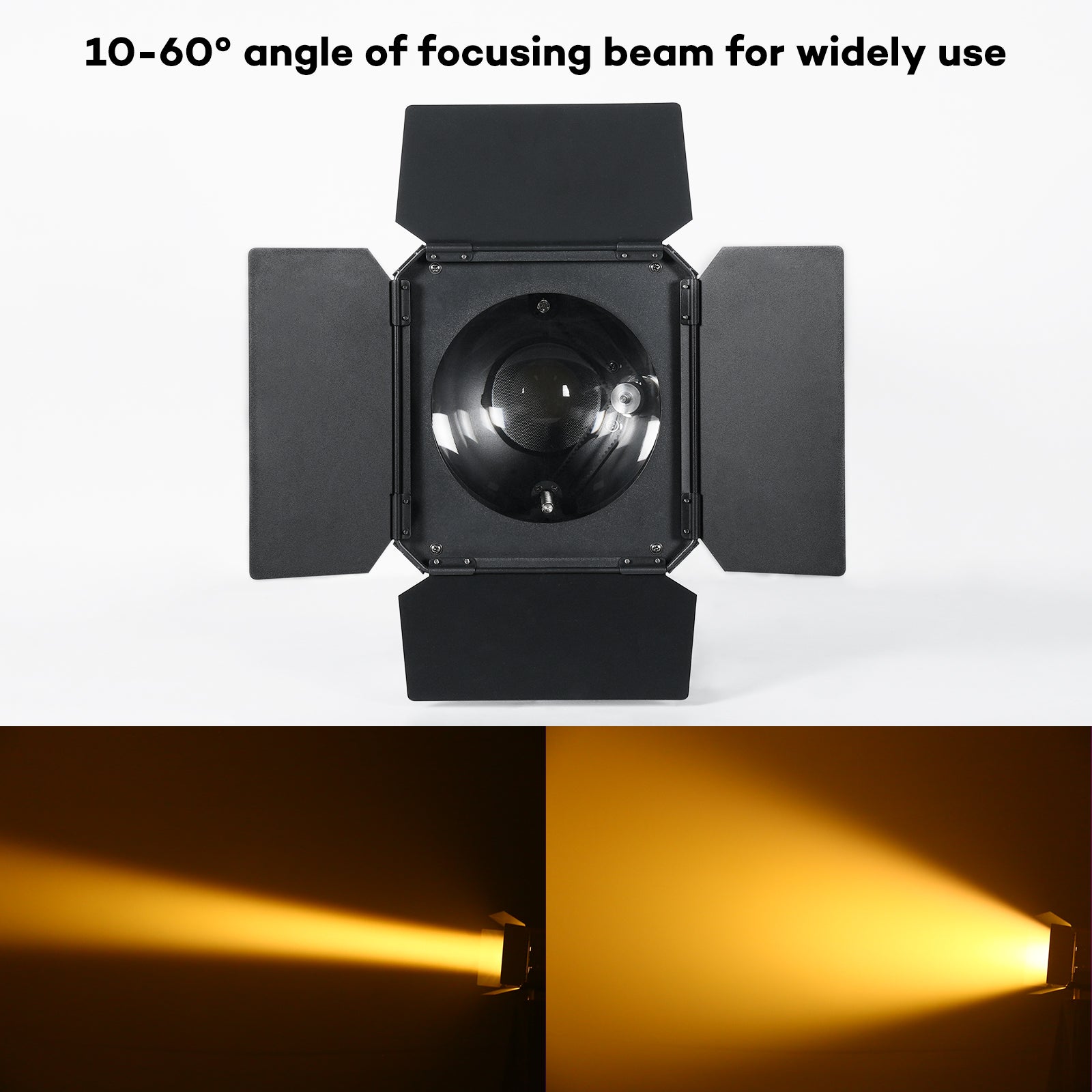 4pcs  COB LED Par Strahler Zoomable DMX Bühnenlicht Weiß/Warmweiß Scheinwerfer