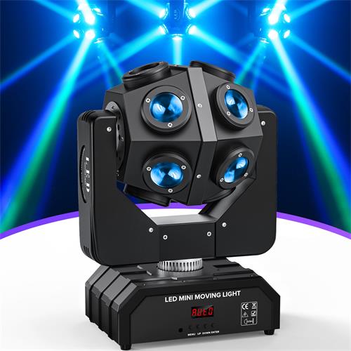 16stk 150W 12 LED RGBW 4in1 Strahl Lichteffekt Moving head DMX Bühnenlicht Show Disco