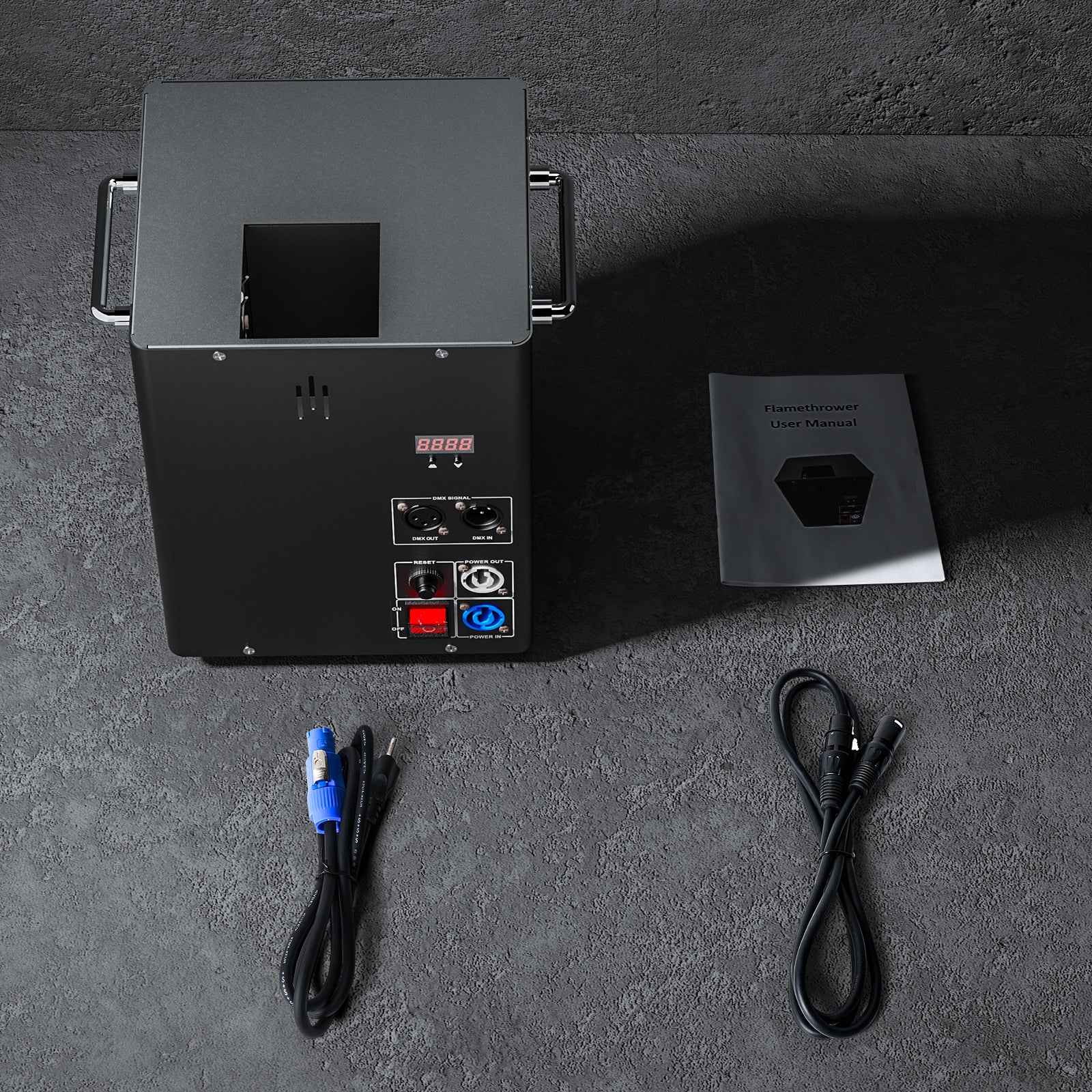 New Single-head Flame Thrower Stage Bar DMX512 Flame Thrower Outdoor Performance Real Flame Machine