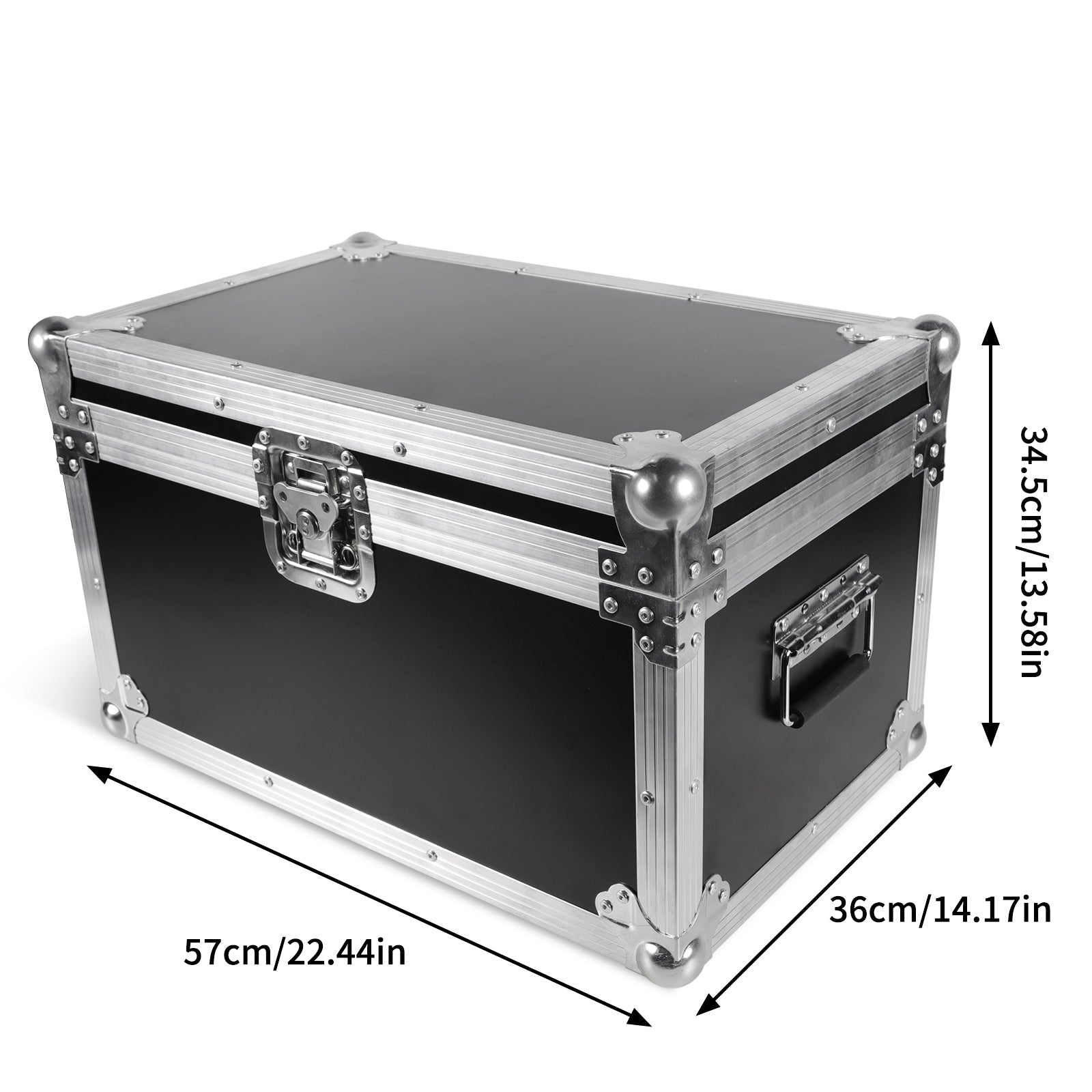 Restzahlung---10stk 7R Flightcase Transportcase mit Rollen Transport Case Scheinwerfer Kiste 59*38*36cm