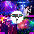 2X DJ Partylicht Set mit Ständer Mobile DMX Bühnenbeleuchtung LED Disco Lichteffekt