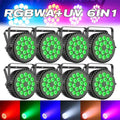 8x270W 18 LED RGBWA+UV 6IN1 Par Can Scheinwerfer DMX DJ Party Wash Bühnenlicht