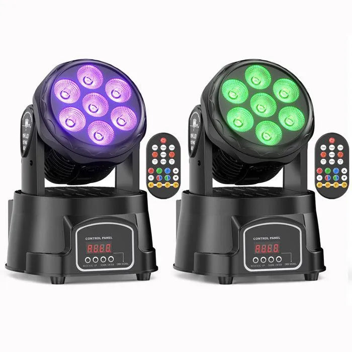 UKing LED Wall Wash Lampe 24 LED 72 W*2 - LYRE LED 7X15 W *2