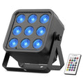 3PCS 90W RGBWAUV 6in1 Par Strahler Akku Wiederaufladbares DMX APP dj Par Bühnenlicht