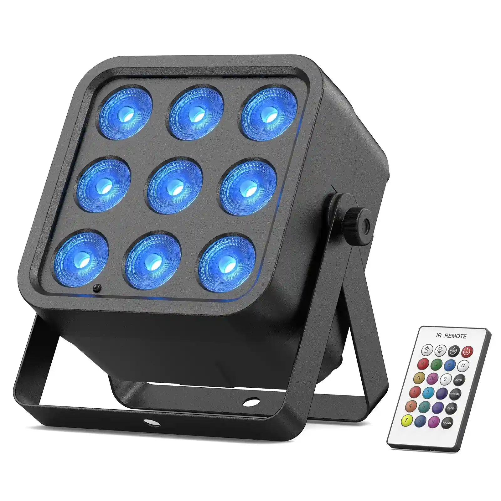 3PCS 90W RGBWAUV 6in1 Par Strahler Akku Wiederaufladbares DMX APP dj Par Bühnenlicht