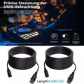 10XDMX-Kabel + 1X UV Par Lichteffekt