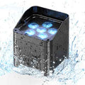 8stk 150W IP65 Akku LED Par Bühnenlicht Wiederaufladbares RGBWAUV DMX APP WIFI