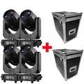 4X 275W 10R Beam Moving Head Stage Light RGBW Gobo Spot Lighting DJ Disco+2XCase
