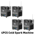 4PCS 1200W Cold Spark Machine Stage Effect DMX Firework Machine Bar Wedding