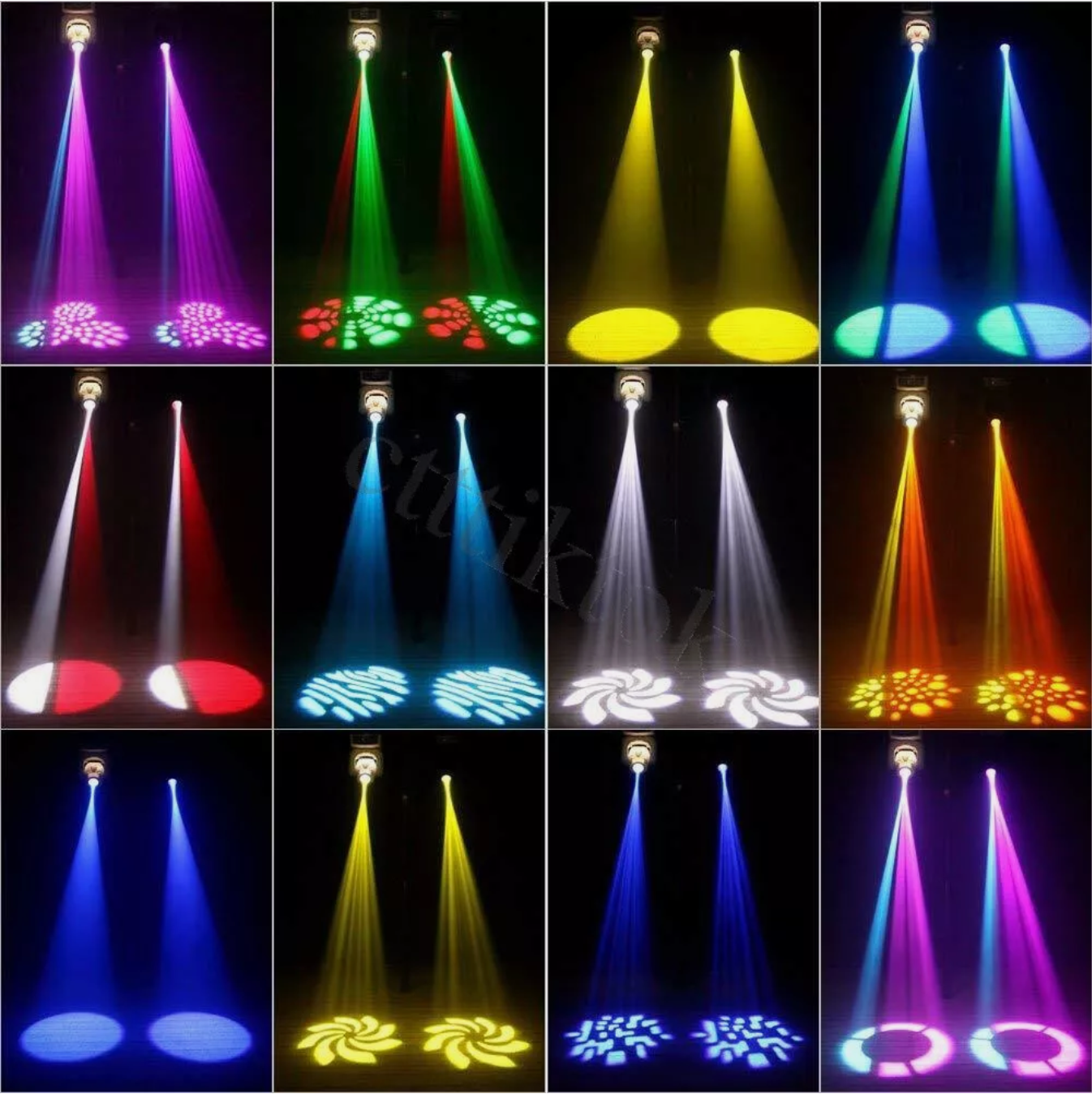 150W LED Moving Head Light RGBW Gobo Beam Stage DJ Disco Show DMX Spot Lighting