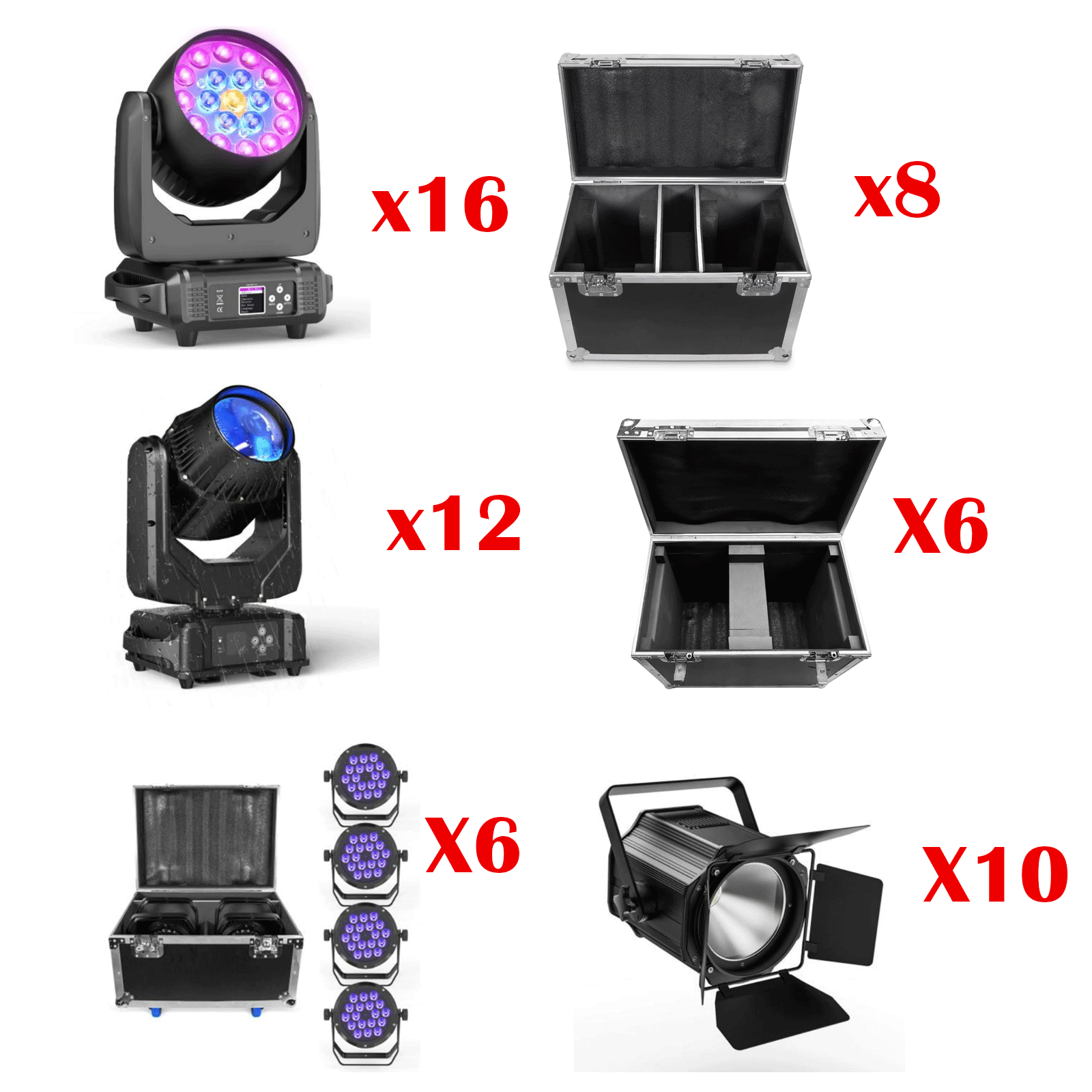 16x ZQ02253 incl 8 Cases+12x ZQ02314 incl 6 Cases+6x ZQ01511X4H+10x ZQ09012