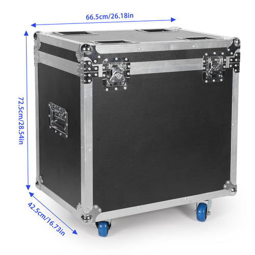 1stk Flightcase (NO including lights)  for 2x 380W DMX Moving Head Bar Party Show